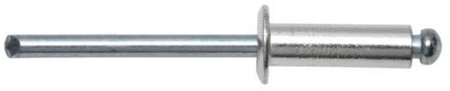 Blindniet Flachrundkopf 6 x 12 mm Aluminium-Stahl 250 Stück