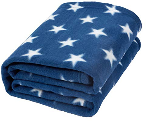 DREAMSCENE Kuscheldecke Flauschig Decke Fleecedecke - Wohndecke Warm Winter Weich, Sofadecke, Decke Couch Blanket, Kuscheldecke Kinder, Wohn- & Kuscheldecken 120x150cm, Sofa überwurfdecke Blau