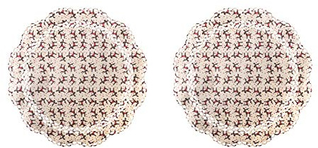Demmler 2er Set Tortenspitze mit Elchmotiven – 2x3 Stück (6Stück), ⌀ 36cm – perfekt für jeden Anlass, damit jede Leckerei zum Blickfang wird - Made in Germany