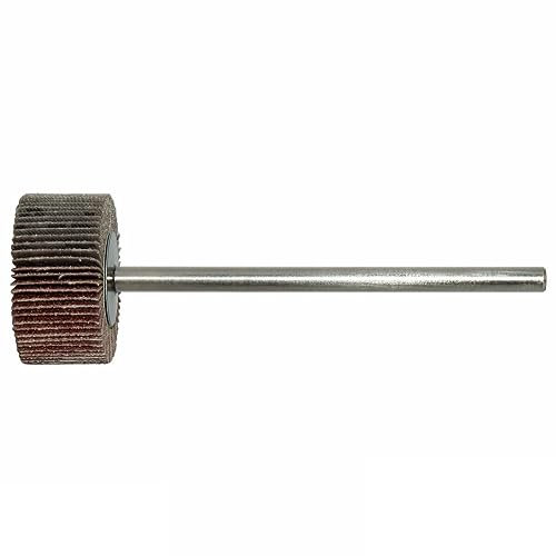 RUOTA LAMELLARE CON GAMBO LUNGO 20x15x6x100mm - GRANA 120 - ROSVER