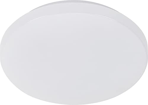 TELEFUNKEN - LED Deckenleuchte mit Bewegungssensor, Deckenlampe mit Tageslichtsensor, neutralweiße Lichtfarbe, 12 Watt, 1.200 Lumen, Weiß, Ø 29cm, 601506TF