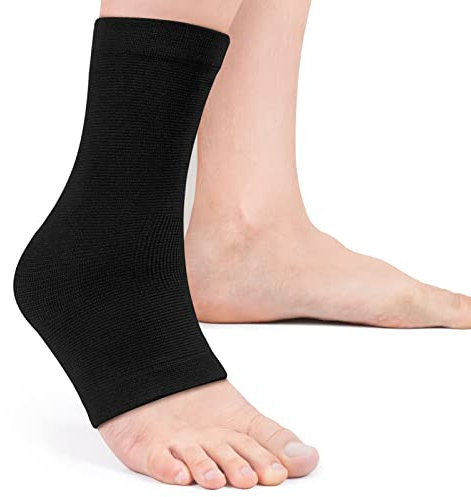 Manicotto di Supporto per Caviglia, Protezione per il Piede con Tutore per Caviglia Elasticizzata, Calze di Supporto per Fascite Plantare, Maniche per Piede a Compressione di Supporto per Caviglia per