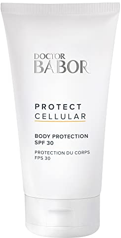 DOCTOR BABOR Body Protector SPF 30, feuchtigkeitsspendende Körperlotion mit Lichtschutzfaktor, schnell einziehend, mit Vitamin E, 1 x 150 ml