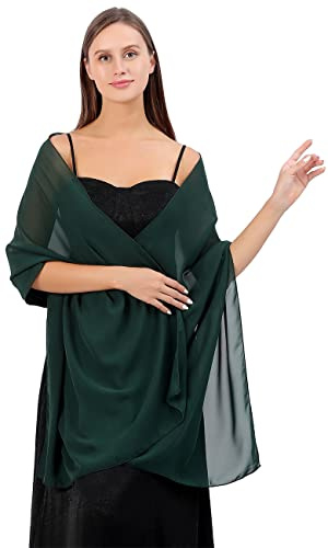 FAIRYGATE Schal Damen Chiffon Schals für Brautkleid Hochzeit Party Abendkleid und besondere Anlässe A0414