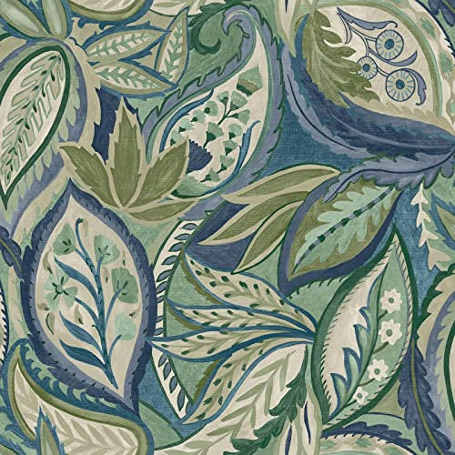 Holden Paisley Blätter Tapete - Tapete - Modern Wallpaper für Zuhause, Wohnzimmer, Küche, Schlafzimmer, Dekoration, Büro - Tapete mit sanft geschwungenen Blättern & Paisley-Muster
