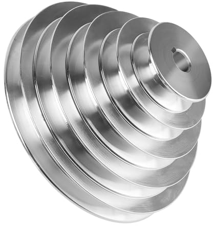SWAWIS 5-håls Pagoda-remskiva, Håldiameter 14 mm, ytterdiameter 54 mm-150 mm, V-typ A-formad remskiva i aluminiumlegering, bandbredd 12,7 mm