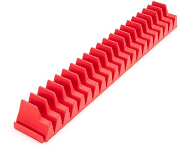 TEKTON Modulares Schraubenschlüssel-Organizer-Set für 20 Werkzeuge, Rot, OTM92220, hergestellt in den USA | Rot