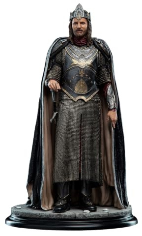 Weta Workshop - Der Herr der Ringe Trilogie - Classic Serie - König Aragorn Statue 1/6 | 34 cm