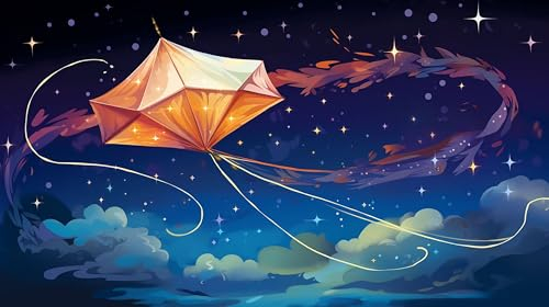 Sternenklarer Himmel Diamond Painting, 5D DIY Diamond Painting set Drachen Diamond Painting Kinder, Daiments Painting Erwachsene Stickerei Kreuzstich, Aesthetic Room Deko Schlafzimmer 140x80cm A-1
