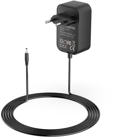Jippofu Ladekabel 21W Netzteil für Alexa Echo 15V 1.4A Ladegerät Kabel 1,8m | für Echo 1st 2nd Gen Echo Show 1st Gen Echo Plus 1st Gen Echo Look Echo Link Fire TV 2nd Netzkabel Stromkabel Charger Adapter