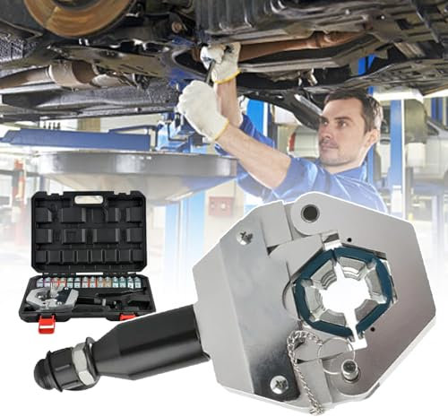 Crimadora De Mangueras Automotriz HidráUlica, Herramienta De Crimpado HidráUlica, Crimpadora De Mangueras De Aire, PresióN De Confinamiento Hexagonal Tipo Punta,FS-7842A