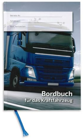 Bordbuch/Fahrtenbuch für Kraftfahrzeuge - LKW und PKW