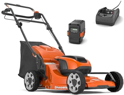 Husqvarna LC 142iS Akku-Rasenmäher mit Radantrieb inkl. Akku & Ladegerät | 42 cm Schnittbreite, einfache Handhabung für kleine und mittlere Gärten