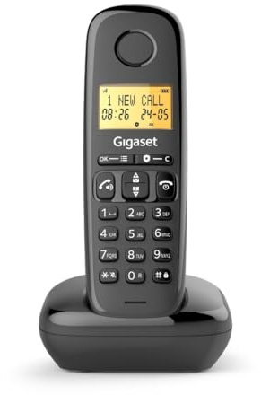 Gigaset Start 120 Teléfono DECT, Pantalla 1,8 Pulgadas, Negro Antracita