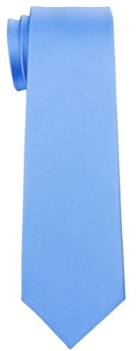 Retreez Jungen Gewebte Krawatte Einfarbig - 8-10 Jahre - hellblau