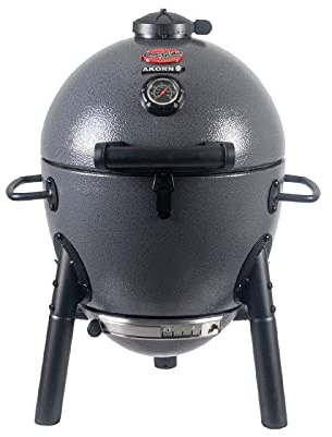 Char-Griller AKORN Jr. Kamado E86714 Tragbarer Holzkohlegrill aus Esche