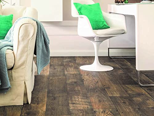 PVC Bodenbelag Vinylboden in grober Landhaus Optik, Zuschnitt (2m breit / 3,5m lang)
