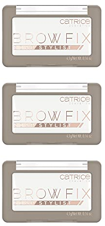 Catrice Brow Fix Soap Stylist, Augenbrauengel, Nr. 010, Transparent, langanhaltend, volumengebend, definierend, vegan, ohne Mikroplastikpartikel, Nanopartikel frei, ölfrei, 3er Pack (3x4.1g)