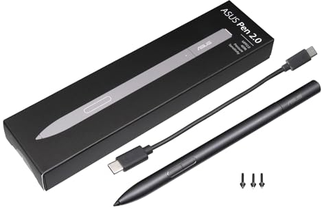 Asus E8HSA203H Original Pen 2.0 für VivoBook 12 TP203NAH, ZenBook S UX370UA, Latitude 12, Surface Laptop, ThinkPad X1 Tablet Gen 2