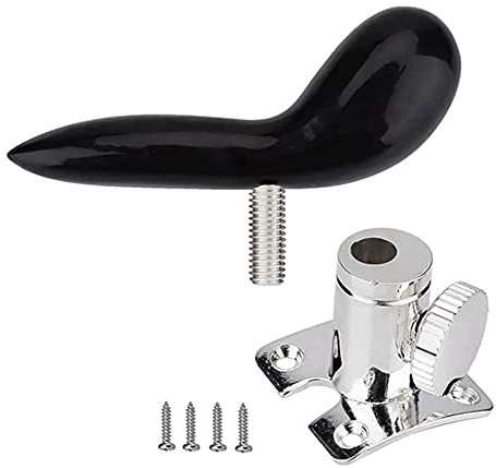 VEMART Fagott Hand Sattelstütze Halter Daumenauflage mit Befestigung 4 Schrauben und Basisinstrumente Zubehör