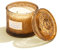 LA Jolie Muse Sahara Ambre Candle, Candles for Home Scented, Amber Scented Candle, Large 2-Wick Soy Candle, Clean Burning Candles, 60 Hours, 12 OZ