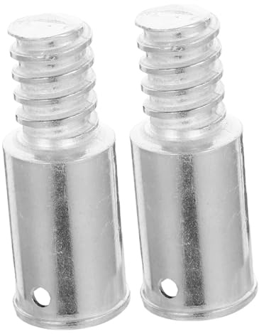 2 Pezzi Punta Filettata in Metallo Per Manico Di Mop Da 22Mm Adattatore Universale Per Manico Di Scopa Accessori Per Casa E Ufficio