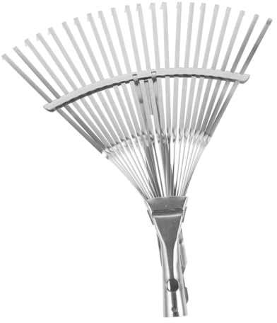 KONTONTY 2pezzi Rastrello per Giardino Retrattile in Durevole Rastrello per Foglie per Prati e Giardini per Pulizia delle Foglie per Coltivazione di Fiori