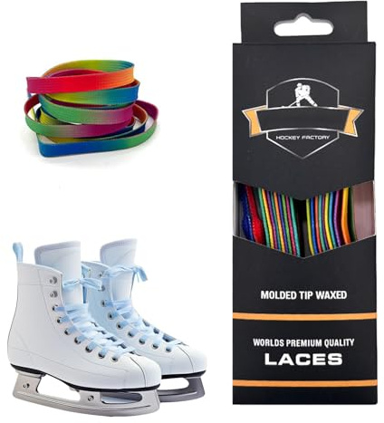 Vaxade skridskoskosnören, hockeyskridskor | vaxade hockeyskridskor, skridskoåkning tillbehör av vävt fibermaterial för hockeyskridskor, rullskor, inline-skridskor, skridskor, Bunt2, 84