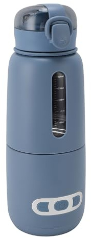Tragbarer Milchwärmer, 300 Ml USB Wiederaufladbarer Flaschenwärmer, 15000 -mAh Tragbarer Flaschenwärmer für das Reisen und Außenbereiche