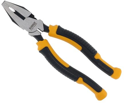 Dewalt Pinze combinate da 200 mm, dotate di manici Comfort-Grip™ a due zone, sagomate per un comfort e un controllo ottimali.