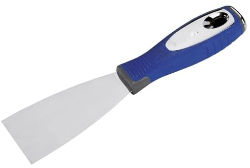 Spatule inoxydable bi-matière 40 mm - Robuste et durable, idéale pour la cuisine et la pâtisserie, facilite la manipulation des aliments.