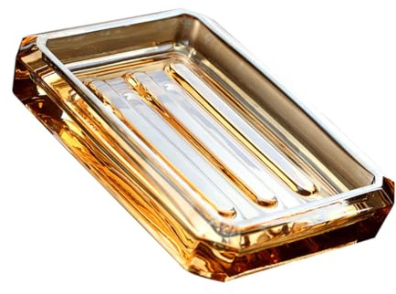 ARTSEWPLY Soap Box Household Soap Case Decorative Holder Wear-Resistant Dish for Bathroom and Kitchen Compact Easy to Place and Carry 4.92 X 3.54 X 0.98 in 1 Pack