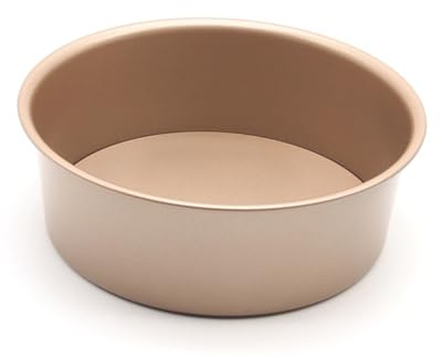 GLEAVI Molde Desmontable para Tartas de Inoxidable de Antiadherente Base Extraíble para Hornear Fácil y Limpieza Rápida Resistente Rayaduras