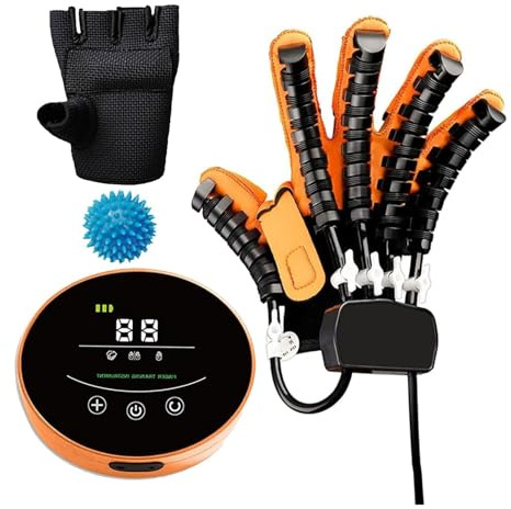 Reha-Handschuhe für Handtherapie | Robotergestützter Finger-Trainer bei Schlaganfall, Arthritis & Halbseitenlähmung – Leichter Bionischer Handtrainer mit Spiegeltherapie & Anpassbarer Intensität