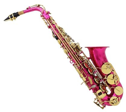 Saxophone für Musikliebhaber Altsaxophon handgraviert Roségold Messingkorpus Holzblasinstrumente