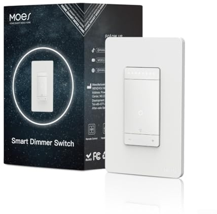 Dimmer Switch Smart WiFi Voice Control, For Tuya App Remote Timing For Alexa Dual-Control Wall Switch Certified