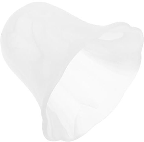 SOPOTUTU Pantalla de Vidrio Esmerilado Tipo Campana 42mm, 1 Pieza | Acabado Grabado Nublado, Uso Versátil para Colgante y Aplique, Estilo Europeo para Salón