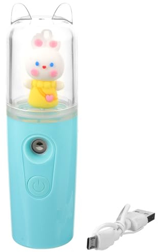 Lurrose Umidificatore Viso Portatile 35 Ml per Viso Mini Professionale Nebulizzatore Nasale e Vocale, Dispositivo per Idratazione Pelle e Uso Estetico a Casa e Centri Bellezza