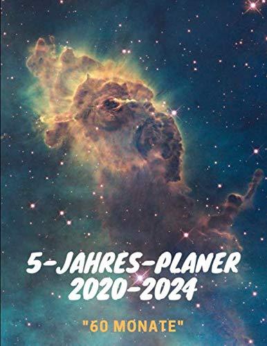 5-Jahres-Planer 2020-2024 60 Monate: Jahresplaner Monatskalender