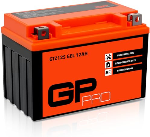 GP-Pro , batería GEL de 12 V y 12 Ah (tipo GTZ12S), para Motocicleta