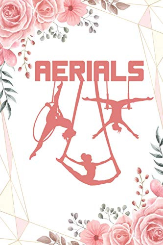 Aerials:: Notebook Aerialist Practice Writing Diary Ruled Lined Pages Book 120 Pages 6 x 9 Gift for aerial silk aerial hoop