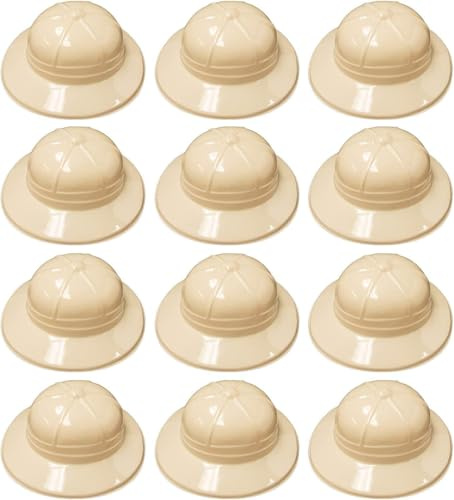 Super Z Outlet Safari Party Hats Plastic Jungle Theme Animals Explorer Pith Halloween Costume Toy for Kids (12)