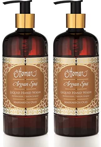 Ottoman Argan Spa Flüssigseife, Marrakech Oud 2erPack (2 x 400 ml)