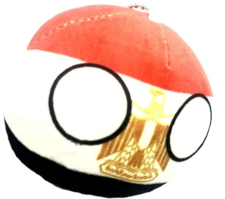 Egypt 10cm Countryballs Country Ball Cute Egyptian Arab Flag Cuddly Meme Ball Toy Gift