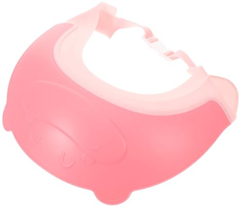 KOMBIUDA Cuffia Doccia in Pe Design Carino Ragazzo Ragazza per Ragazzo Ragazza Regolabile Protezione per Orecchie e Viso per Bagnetto