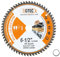 Lame de Scie Circulaire TCT Dents en Carbure Usage Général 165MM 60T Dics de Coupe Avec 20MM Arbor pour Bois Aluminium Plastique Cuivre BGTEC