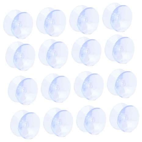 Gadpiparty 30 pièces Ventouses Transparent pour Table Verre Antidérapantes Coussinet PVC Fixation Stable et Réutilisable