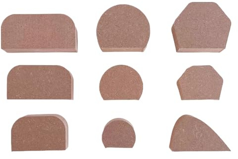 Keramik Handtags Verktyg | 9-delars Träformer för Utkarvning - Keramik Snidningsverktyg - För Skulptur Modellering Konst Klassrum Hemstudio Nybörjare Vuxna Barn