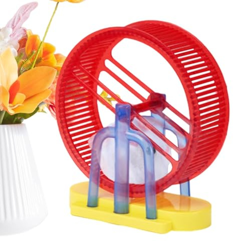 Animale domestico elettronico – Giocattolo interattivo per criceti con movimento realistico, morbida consistenza peluche, ruota per esercizi animata, compagno di intrattenimento sensoriale, divertente