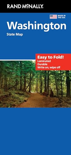 Rand McNally Easy to Fold: Washington State Laminated Map